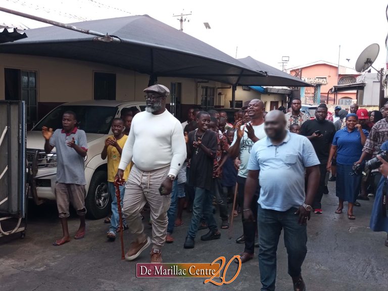 Dumo Lulu-Briggs Visits De Marillac Centre: A Heartfelt Encounter with Hope
